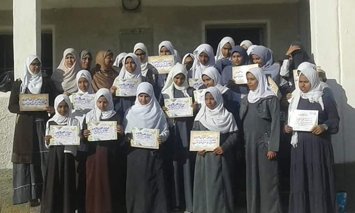 معهد فتيات القصير يكرم الطالبات المشاركات بفقرة ” الأبجدية النبوية ”