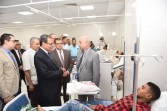 رئيس جامعة سوهاج يفتتح وحدة الغسيل الكلوي بمستشفى سوهاج الجامعي الجديد