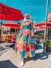 غادة حسن: الفساتين "المشجرة" موضة ربيع وصيف 2022