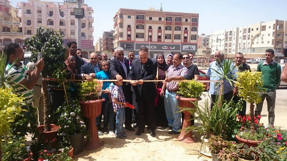 بالصور|إفتتاح معرض الزهور بمناسبة إحتفالات محافظة البحر الأحمر بأعياد الربيع 