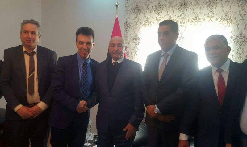 رئيس البرلمان الليبي يلتقي السفير الايطالي لبحث الأزمة السياسي