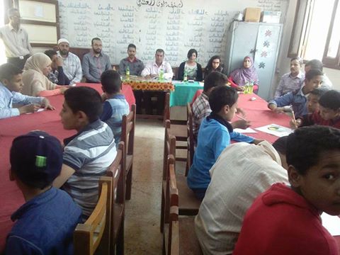 قرية المشايعة تستقبل قافلة تنمية المواهب بالغنايم