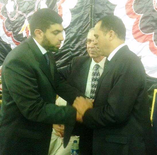 رئيس جامعة دمنهور يقدم العزاء لأسرة ” الركايبي ” شهيد الكنيسة المرقسية بالاسكندريه