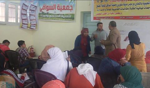 اقبال شديد علي ورشة تحسين الخط المجانية بالفيوم