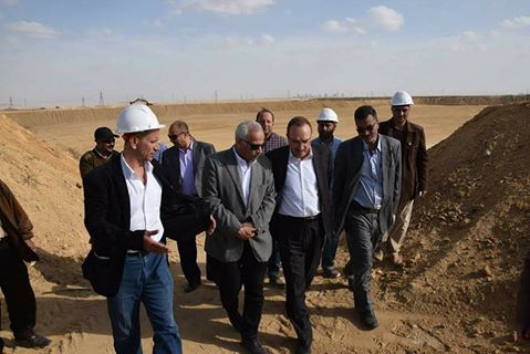 بالصور | محافظ بنى سويف:  يتابع اصلاح منظومة الصرف بالمنطقة الصناعية وسير العمل بمحور عدلي منصور