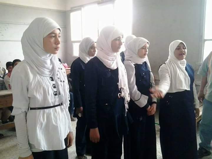 القافلة الثقافية لفزارة فى ضيافة مدرسة عبد المالك عبد القادر الإعدادية 