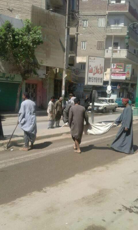 تحرير 11 محضر تمويني مخالف بمركز ملوي بالمنيا