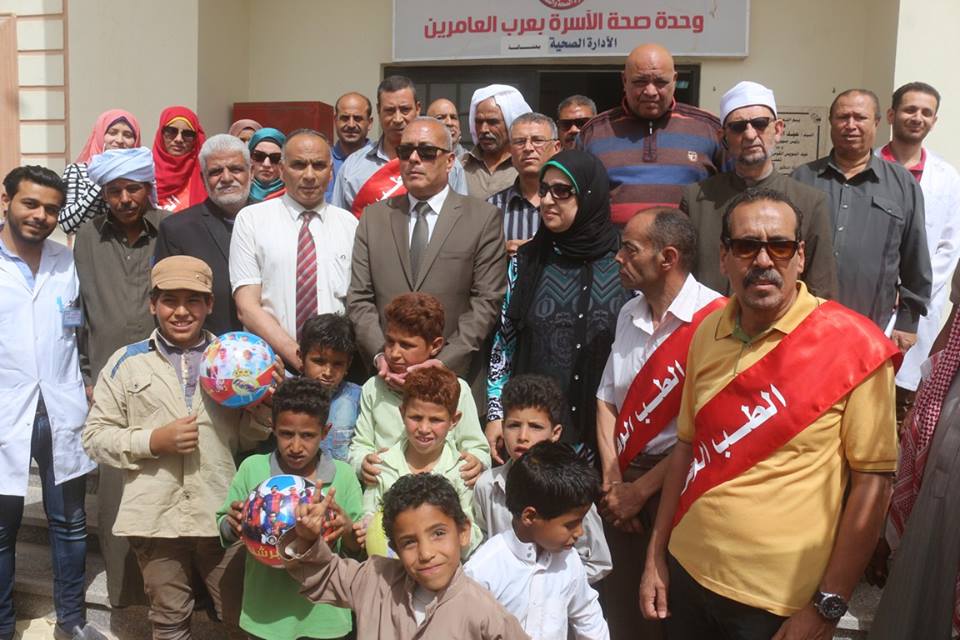 بالصور .. ”حامد” في جولة تفقدية لمنطقة عرب العمارين بالسويس