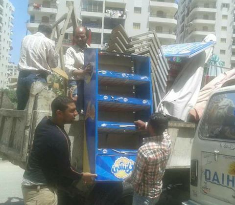 مداهمة المخالفين بحي المنتزة ثاني بالإسكندرية