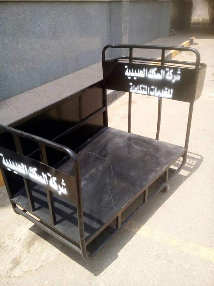 حتاتة: أحدث العربات الحديدية لحمل الحقائب صنعها عمال «خدمات السكة الحديد» (صور)