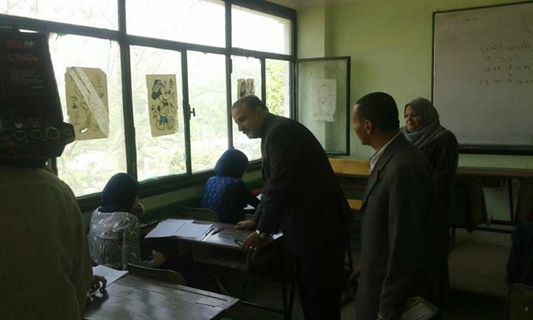 محمد حسام يتابع امتحانات النقل فى الثانوى العام