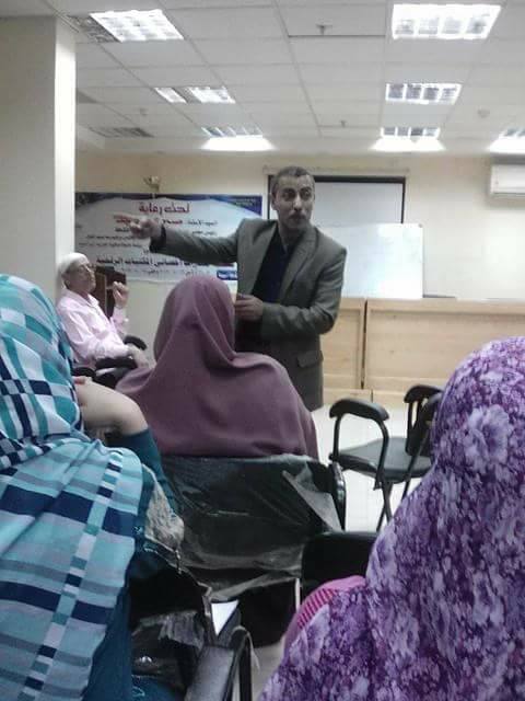 مكاوى يشهد ختام البرنامج التدريبى تنمية مهارات اخصائى مكتبات رقمية بثقافة اسيوط