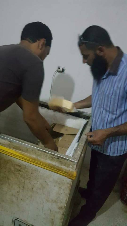 حملة من الطب الوقائي علي مخزن تابع لمحل اسماك شهير غير مرخص