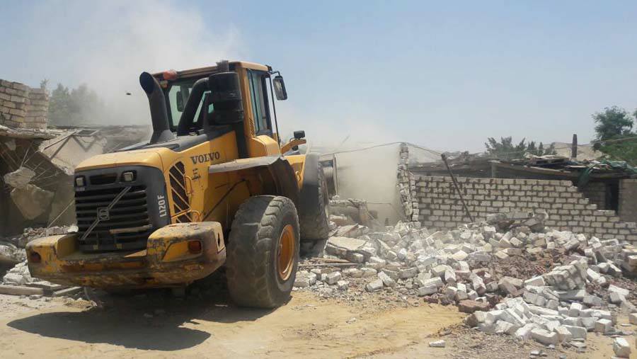 بالصور استرداد 50 فدان من ارض الدولة بكرداسة