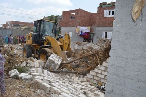 مدير أمن الغربية يقود حملة لإزلة التعديات علي أملاك الدولة
