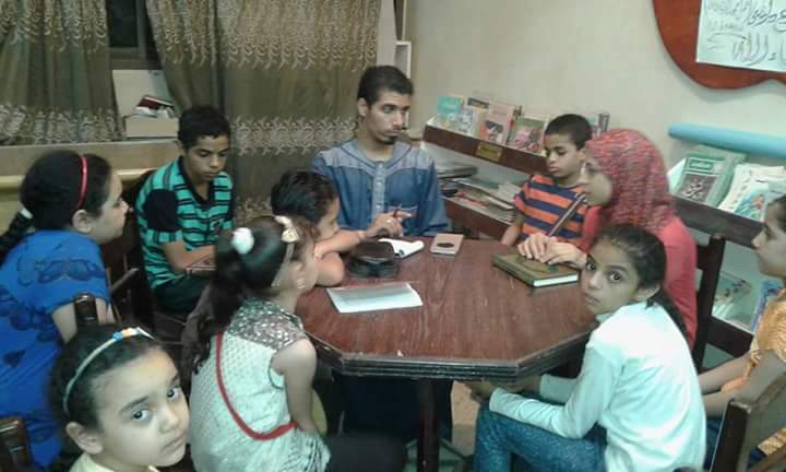 ورشة فنون تشكيلية بقصر احمد بهاء الدين 