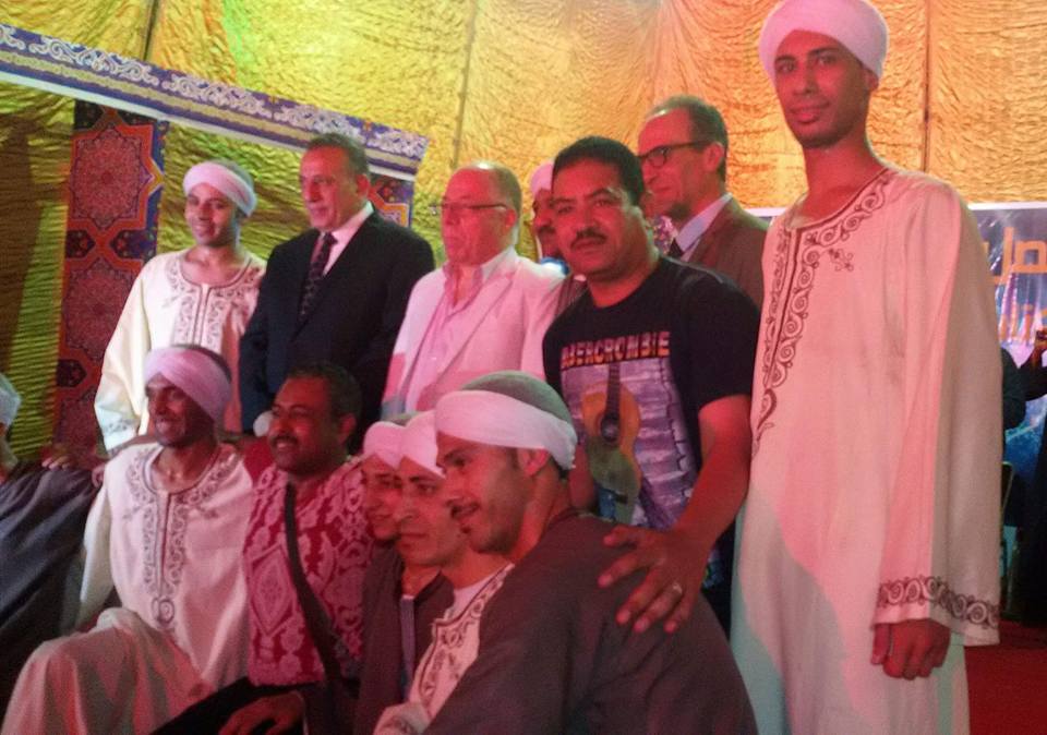 فرقة سوهاج للفنون الشعبية تتألق فى افتتاح معرض الكتاب بفيصل القاهرة