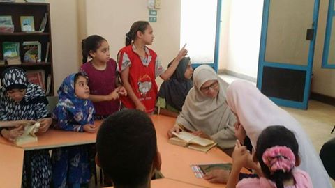 مسابقة ثقافية متنوعة بمكتبة صلاح شريت بريفا أسيوط