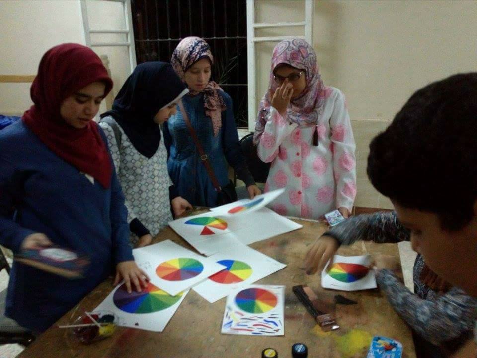 ورشة فنون تشكيلية ”المسحراتي” بثقافة منفلوط أسيوط