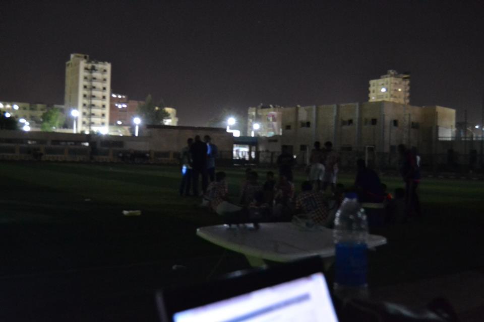 انقطاع الكهرباء يتسبب فى عدم استكمال بطولات كأس ” الملك ” الرمضانية بالسويس