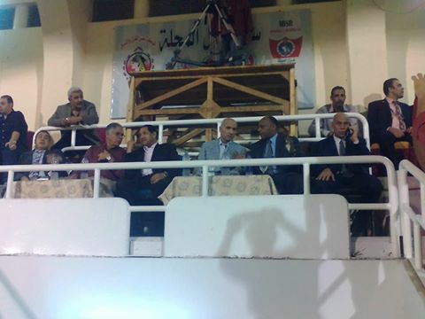 احتفالية محلاوية فى مباراة طنطا ووادى دجلة بإستاد الغزل