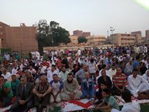 المغربي يؤدي صلاة العيد بالساحة الشعبية بالفشن جنوب بني سويف