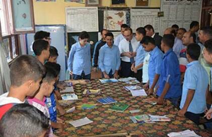 بالصور محافظ بني سويف يشهد انطلاق خطة الأنشطة الصيفية بالمدارس في القرى‎