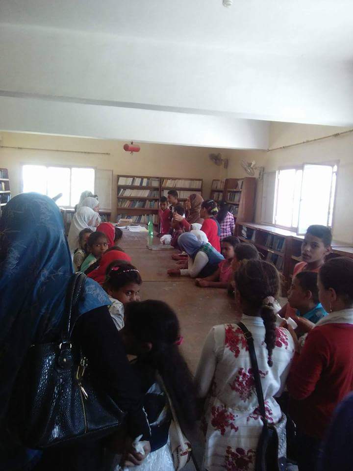 مدرسة الموازية في ضيافةثقافة الغنايم أسيوط 