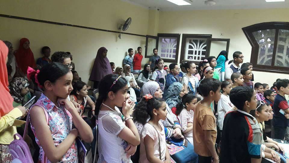 اقبال جماهيرى من الاطفال بورشة الخط العربي بديروط أسيوط
