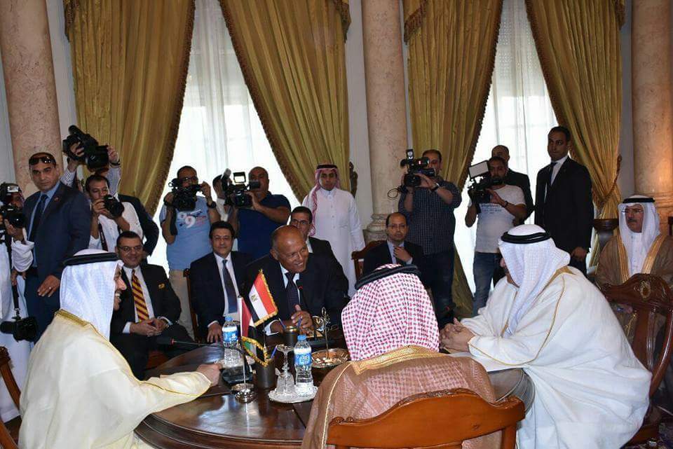 بيان صادر عن اجتماع وزراء خارجية مصر والسعودية والإمارات والبحرين 