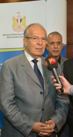 وزير التنميه المحليه كمال شلبي سكرتير عام مساعد محافظه سوهاج