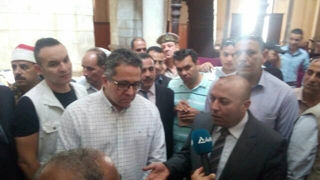 بالصور جولة خالد العناني فى أثار محافظة المنوفية .