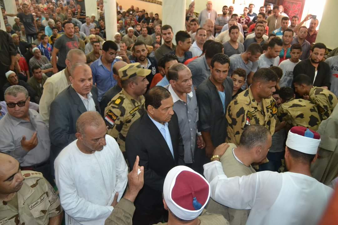 جنازة عسكرية مهيبة في وداع شهيد قسطا بكفر الزيات