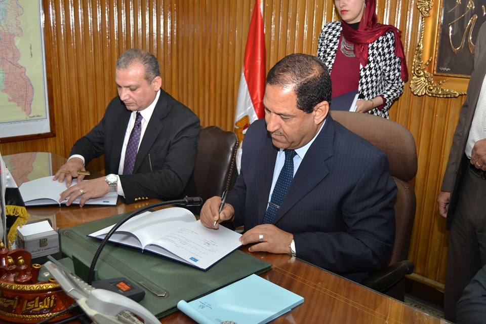 برتوكول تعاون مع مجلس الوزراء لتطوير المناطق العشوائية بطنطا و المحلة