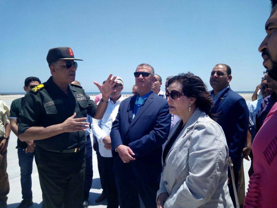 ​نائب وزير الزراعة تتفقد مشروع المدينة السمكية الصناعية بغليون
