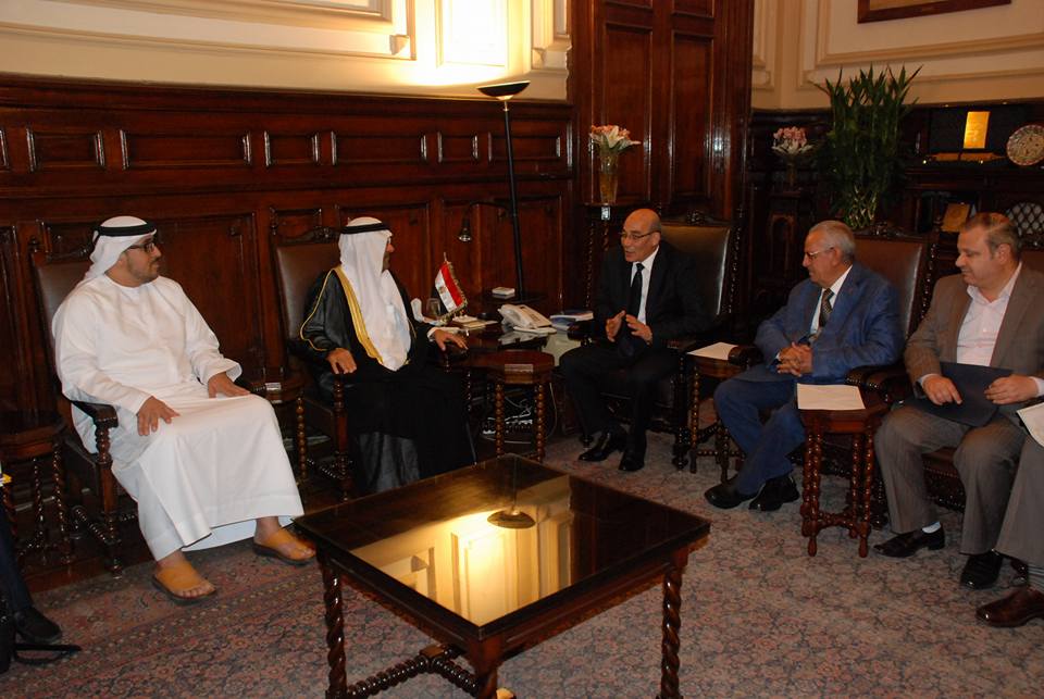 ​​”البنا” يبحث إقامة مشروع زراعي متكامل بشرق العوينات بالتعاون مع ”العربية للاستثمار والانماء الزراعي”
