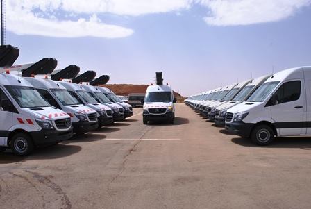مرسيدس الجزائر تسلم 383 سيارة للقطاع العسكري