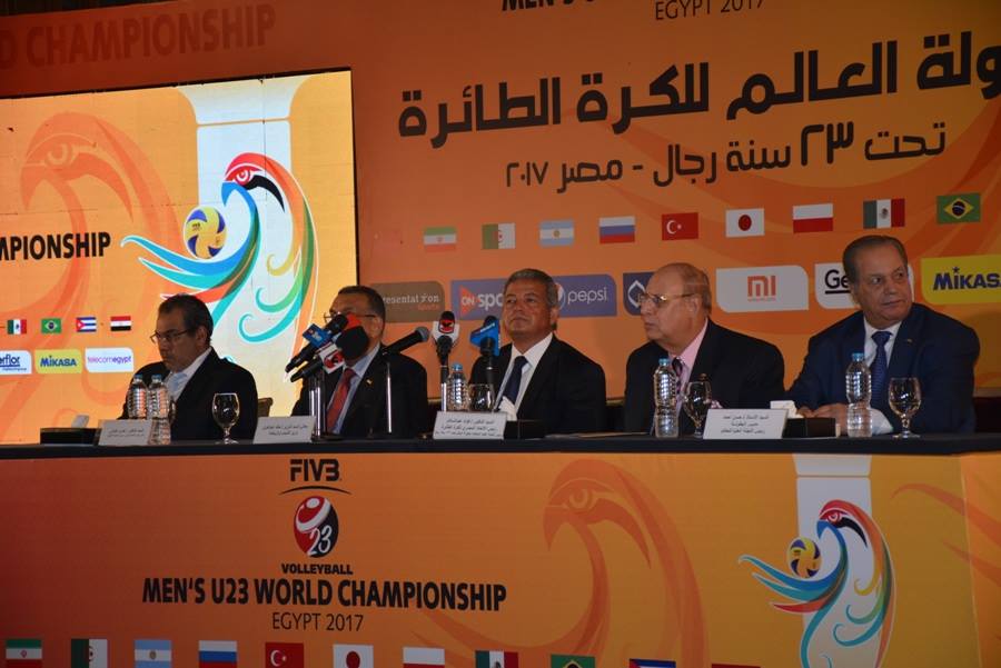 وزير الرياضة يشهد حفل إعلان استضافة مصر لبطولة العالم للكرة الطائرة تحت 23 عاما