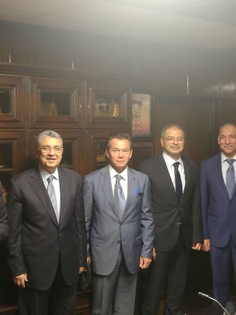 وزير الكهرباء يستقبل وفد تحالف شركتى EDRA وأوراسكوم