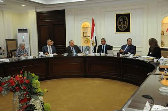 وزراء الإسكان والشباب والتضامن ومحافظ القاهرة يتفقون على بدء تنفيذ المحور الخدمى الاستثمارى بالأسمرات