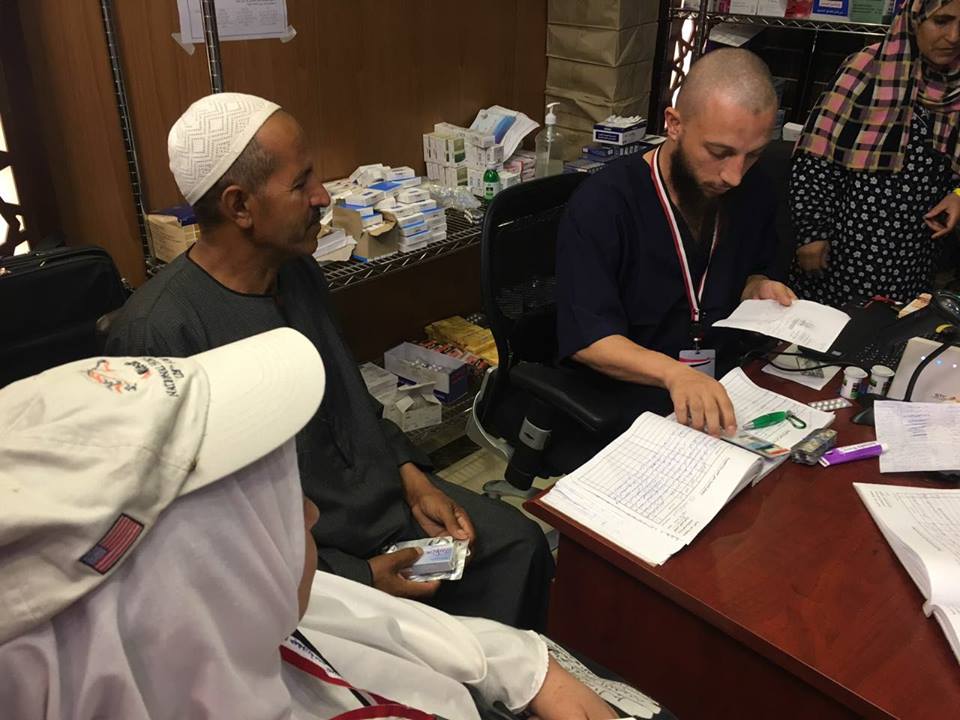 الصحة : عيادات البعثة الطبية للحج توقع الكشف على5676 حاج مصري