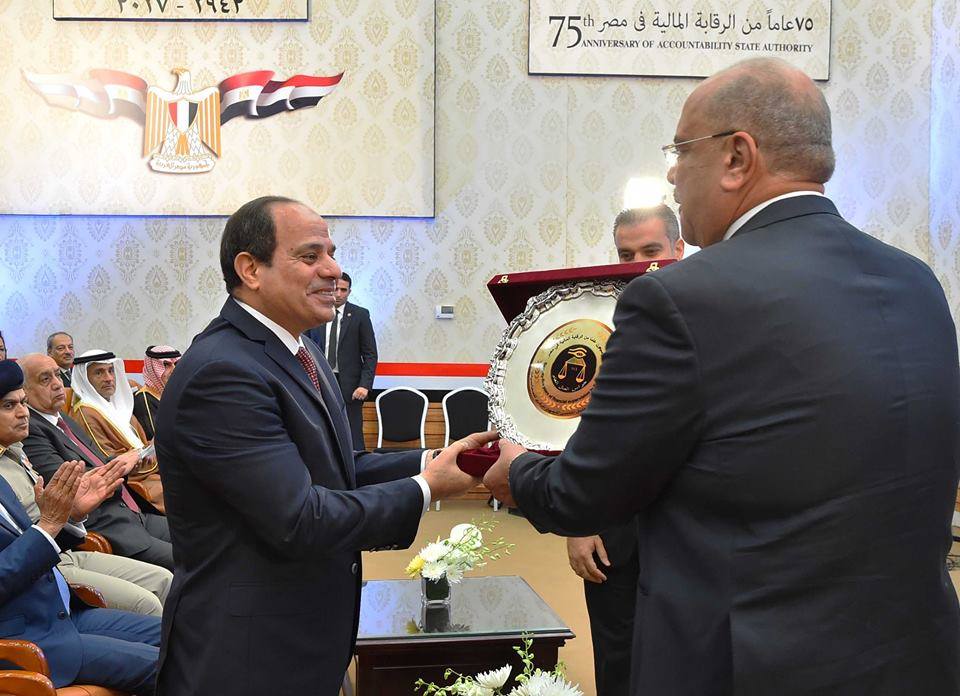  السيسى يحضر احتفال المركزى للمحاسبات بمناسبة مرور 75 عاما على انشائه