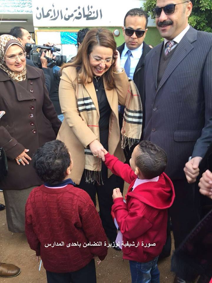غدا..غادة والي تفتتح 20 حضانة و10 مدارس بعد تطويرها في عزبة خير الله