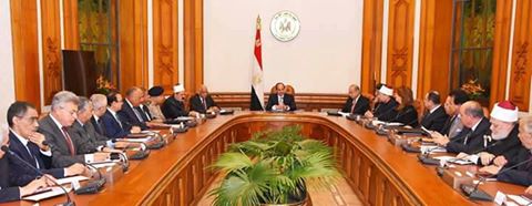” السيسي ” يبحث دور الأجهزة التنفيذية بالدولة في دعم المجلس القومى لمواجهة الإرهاب والتطرف