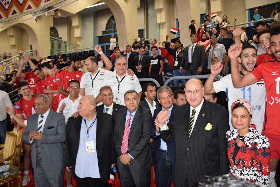 وزير الرياضة يشيد بأداء منتخب مصر فى بطولة العالم للكرة الطائرة