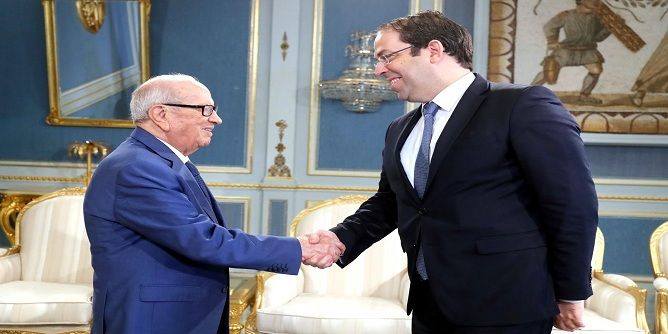 تونس | الشاهد يبحث الوضع العام بالبلاد مع رئيس الجمهورية