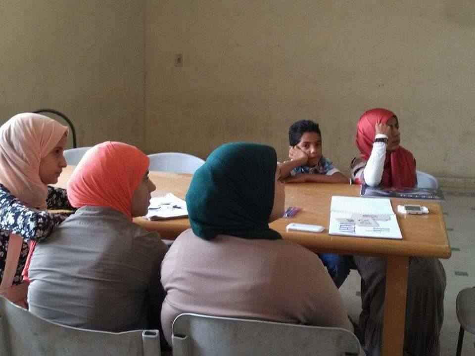 بالصور: ورشة فنية كيفيه رسم حركه الاشخاص بثقافة ابوقرقاص