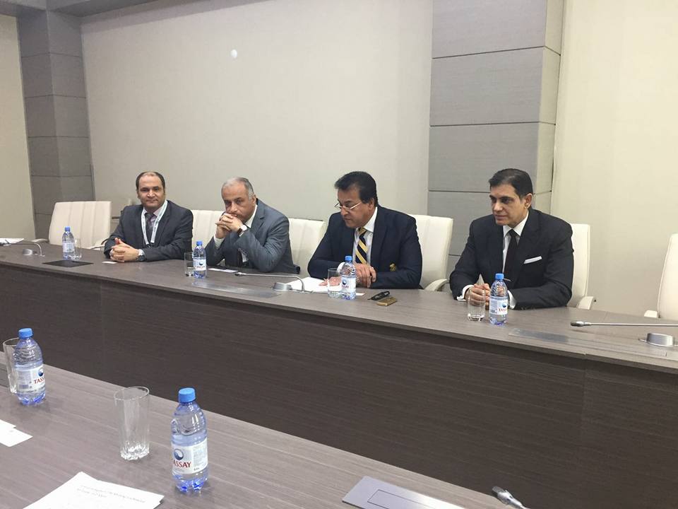 وزير التعليم العالى يقوم بزيارة جامعة نازاباييف بكازاخستان