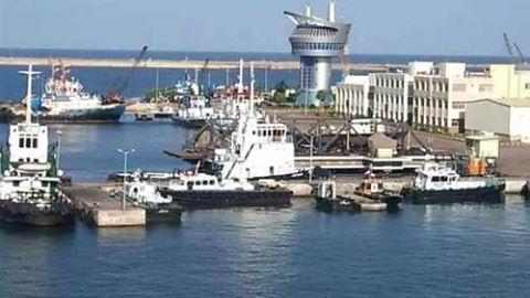 حركة الملاحة بموانى البحر الاحمر اليوم