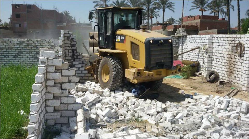 الجيزة تزيل تعديات على مساحة 50 فدان اراضي زراعية بكرداسة